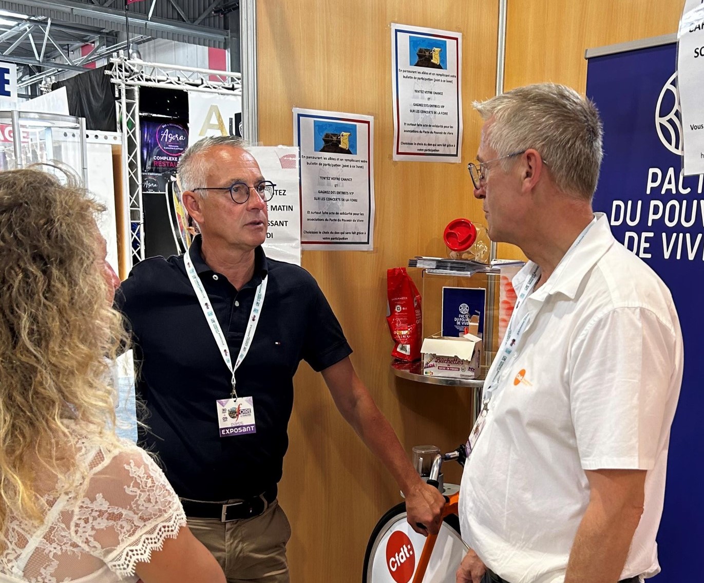 Laurent Dumanche, lors de la 78e foire de Châlons-en-Champagne