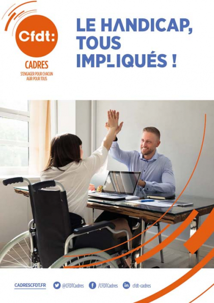 Plaquette CFDT Cadres - Handicap, tous impliqués !